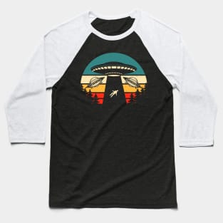 Retro Ufos Abduction Baseball T-Shirt